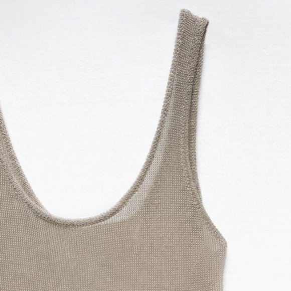 ZARA knit dress with metallic threads - Picture 12 of 12